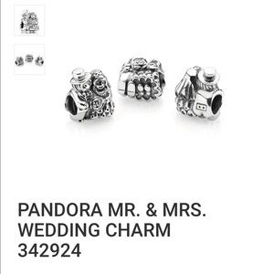 Pandora Mr. & Mrs. wedding charm